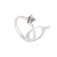 Anello solitario Recarlo K1PX614/010 in oro 18k e diamanti naturali Donna  - K1PX614/010